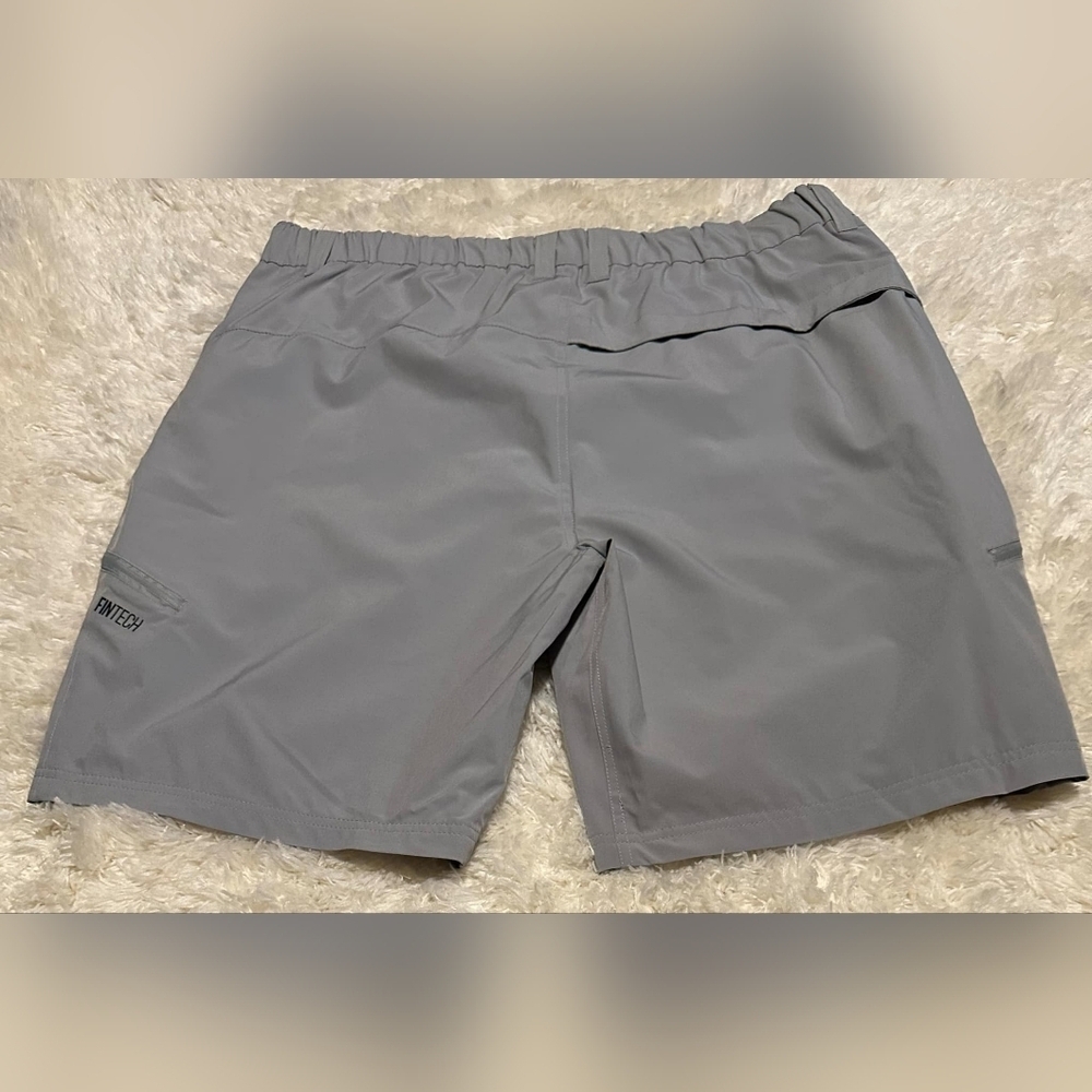 FINTECH Hybrid Fishing Outdoor Short Lined Grey Sz. XXL - Picture 8 of 8